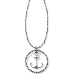 Blue Water Float Anchor Convertible Necklace