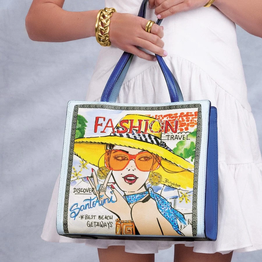 Fashionista Santorini Medium Tote - Image 4