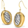 Ferrara Artisan Two Tone French Wire Earrings