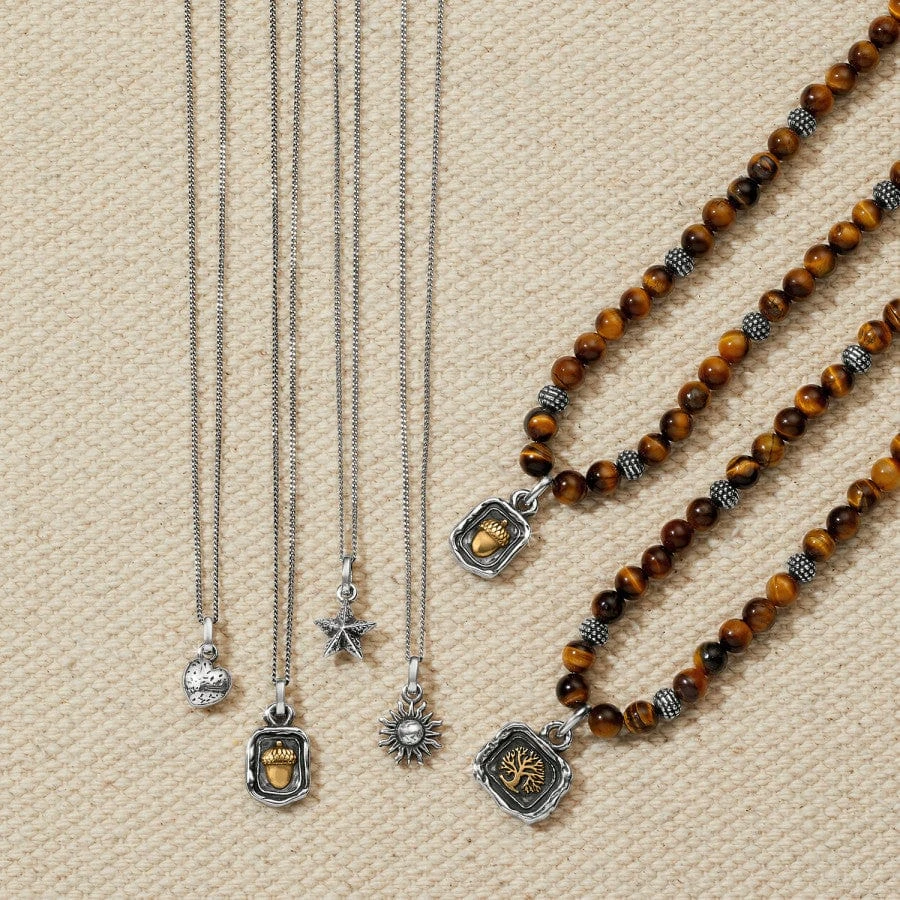 Ferrara Virtue Bead Acorn Necklace - Image 3