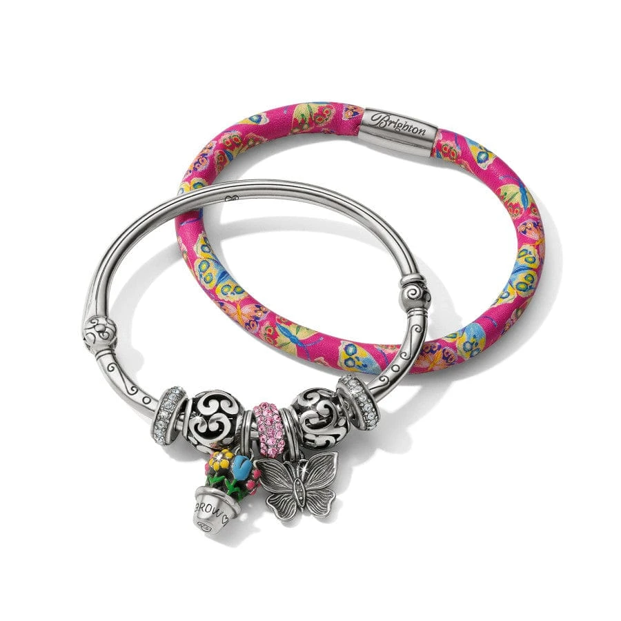 French Garden Butterfly Woodstock Bracelet - Image 3