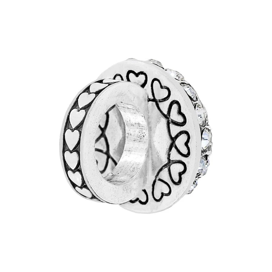 Glitter Hearts Ring Bead - Image 3