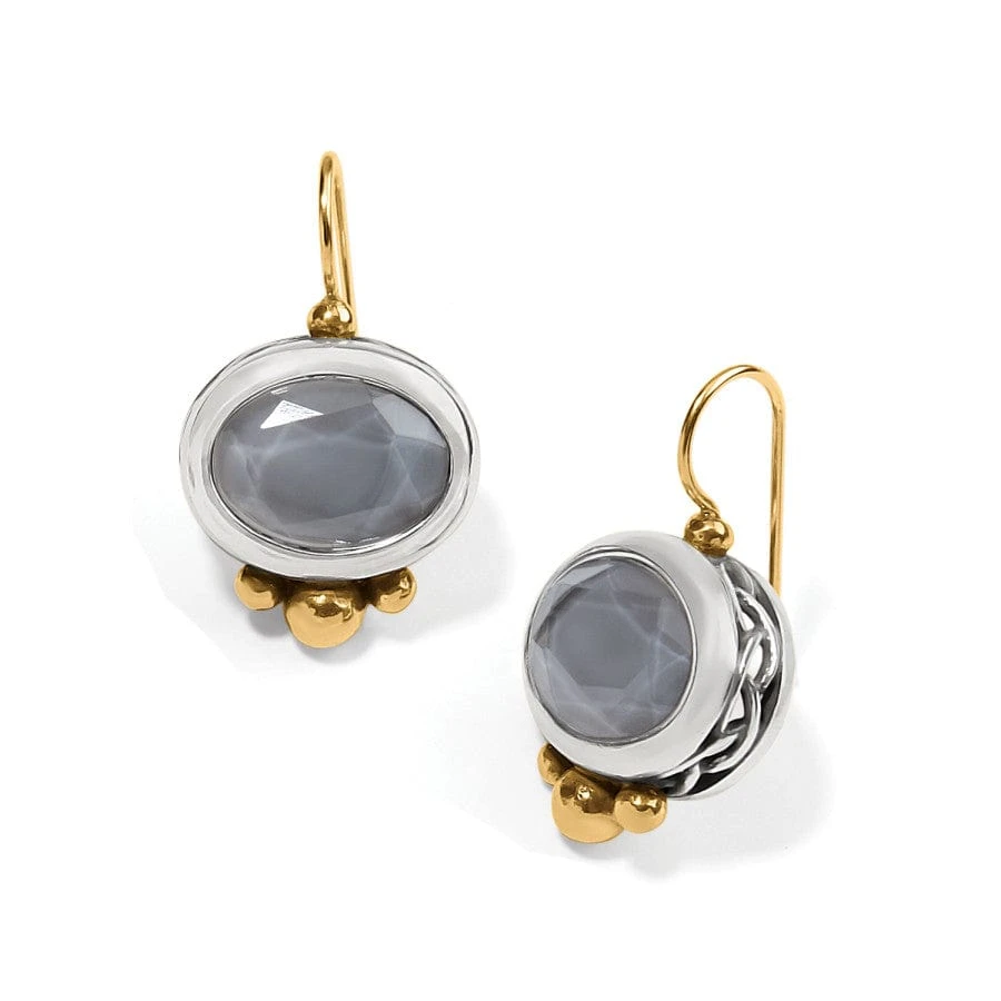 Golden Moon French Wire Earrings - Image 2