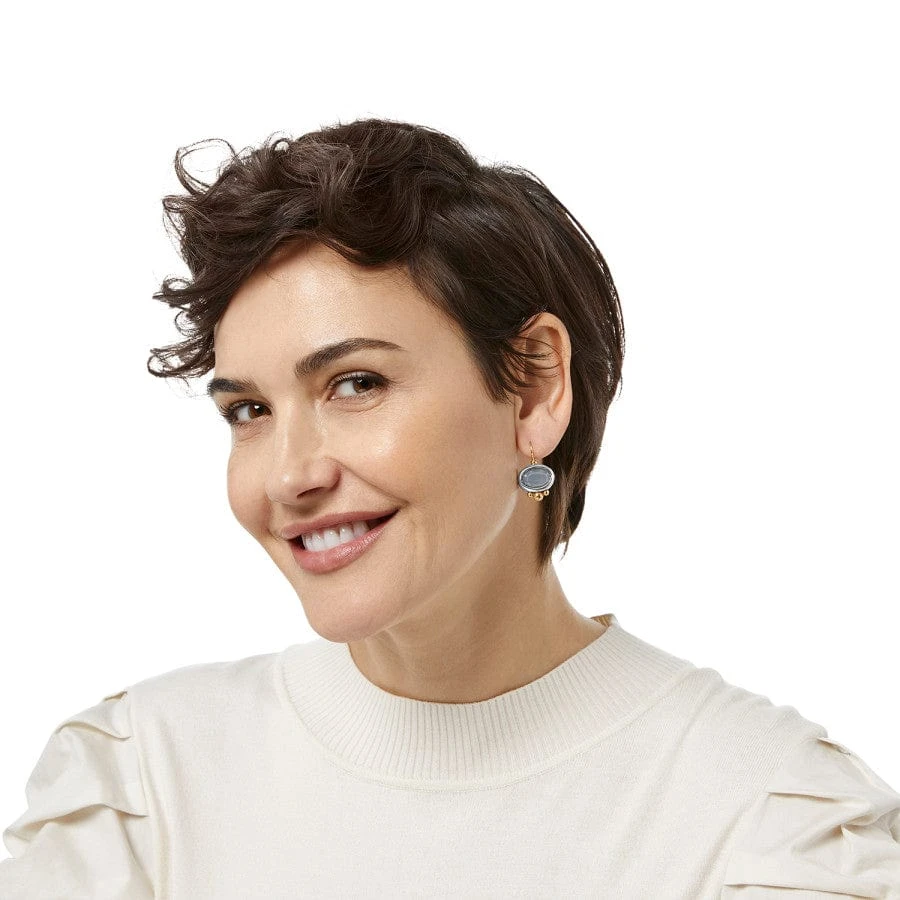 Golden Moon French Wire Earrings - Image 4