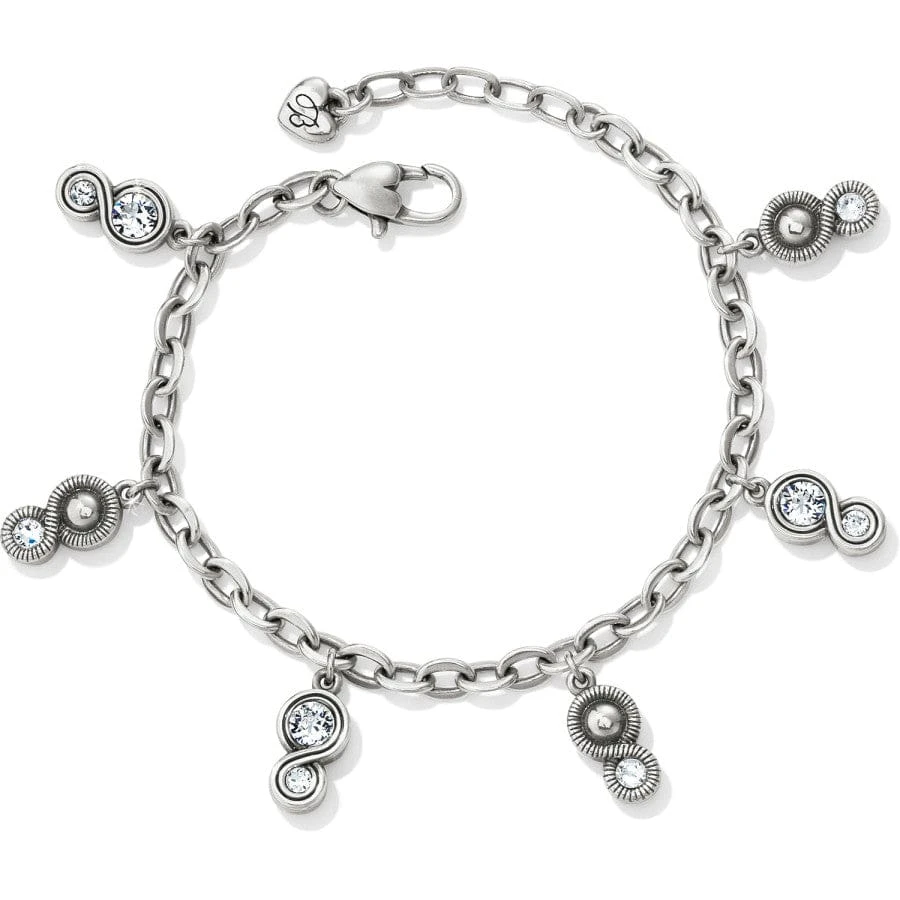 Infinity Sparkle Charm Bracelet