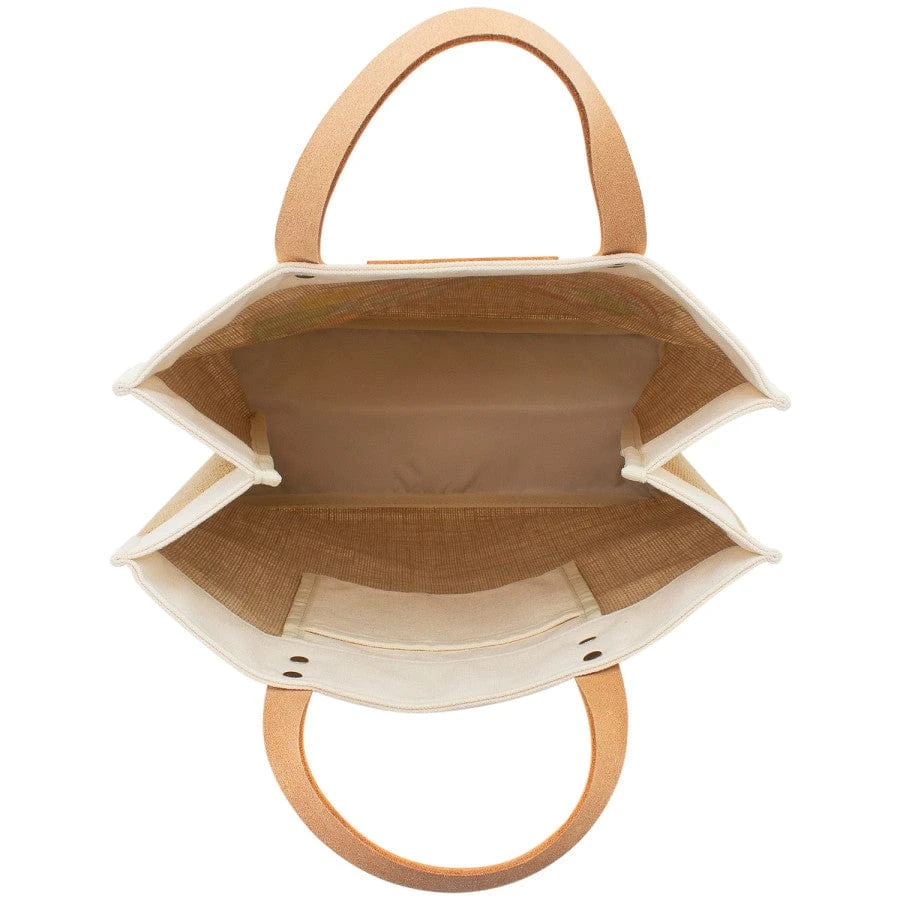 Let Love Grow Burlap Tote - Image 2