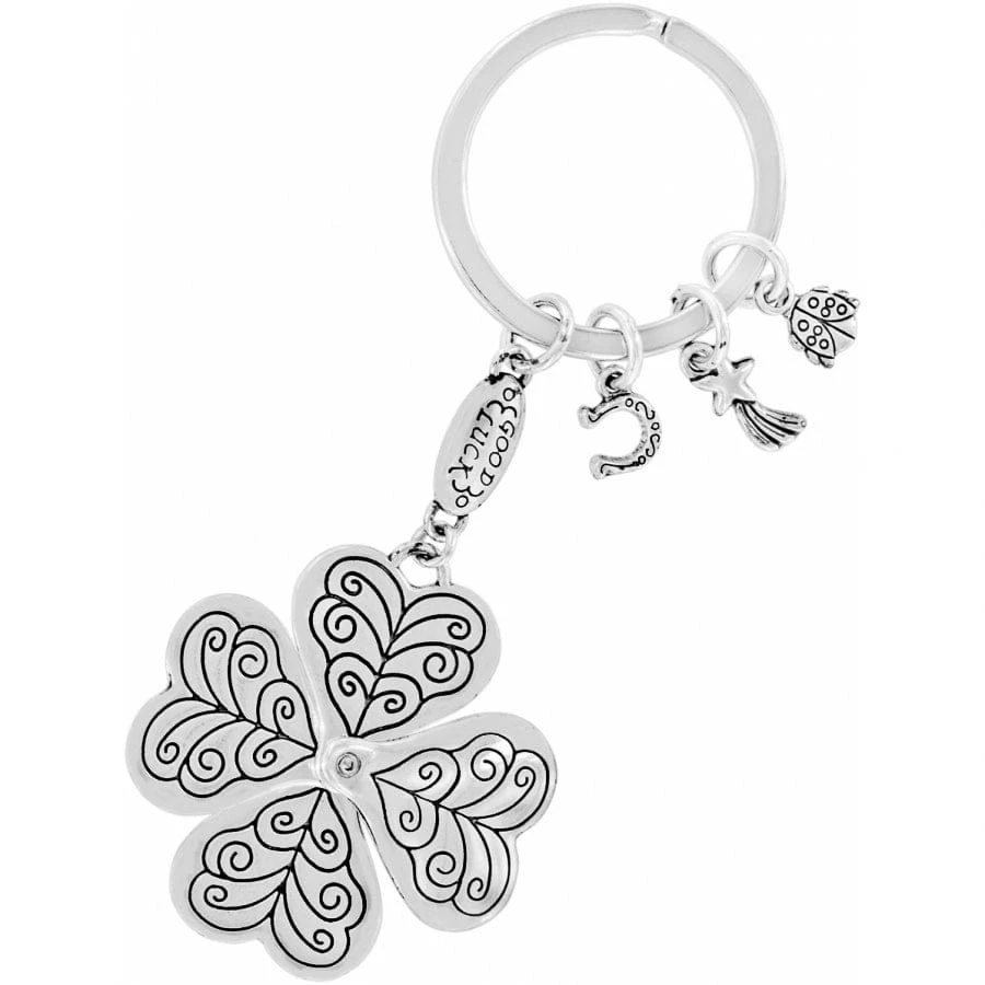 Lucky Clover Heart Key Fob - Image 3