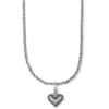 Luna Heart Charm Necklace