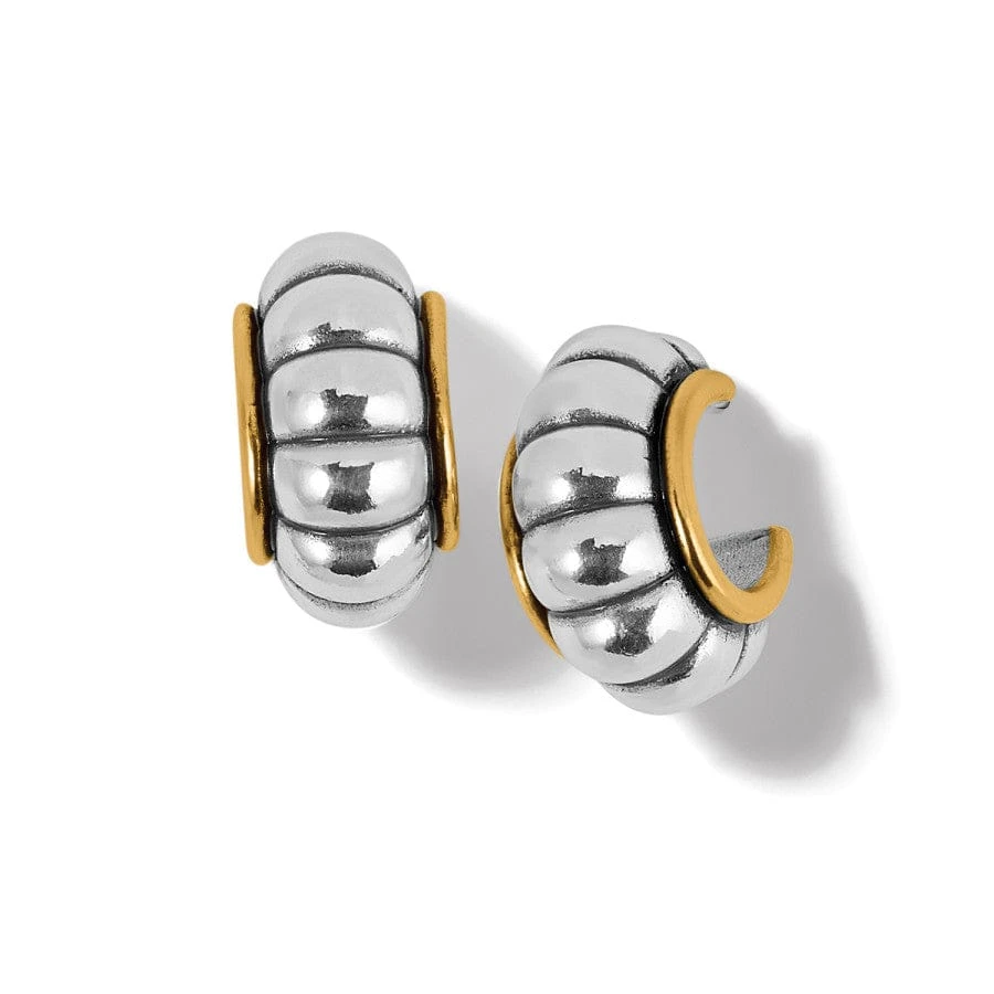 Mystic Moon Scallop Hoop Earrings - Image 3