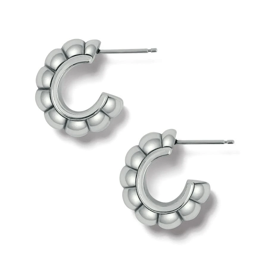 Mystic Moon Scallop Hoop Earrings - Image 2