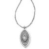 Pebble Disc Marquise Necklace
