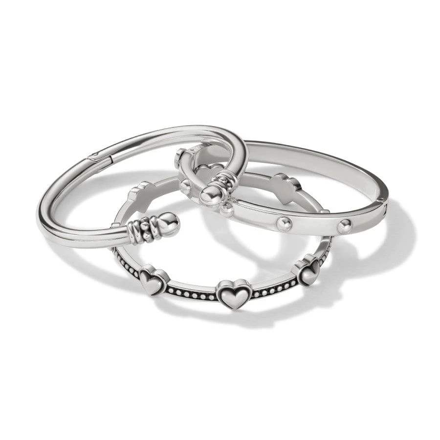 Pretty Tough Bold Petite Heart Bangle - Image 4