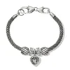 Reno Heart Sparkle Charm Bracelet