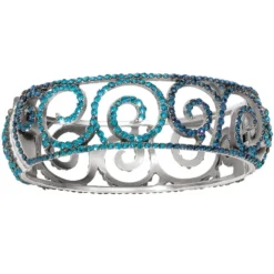 Sea Of Love Crystal Hinged Bangle