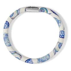 Silver Shell Woodstock Bracelet