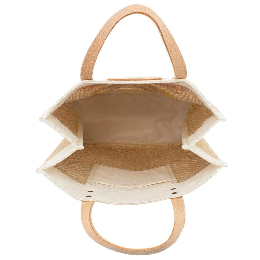 Sunny Shades Burlap Tote - Image 2