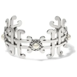 Taos Pearl Cross Cuff