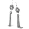 Telluride Sunburst Tassel French Wire Earrings
