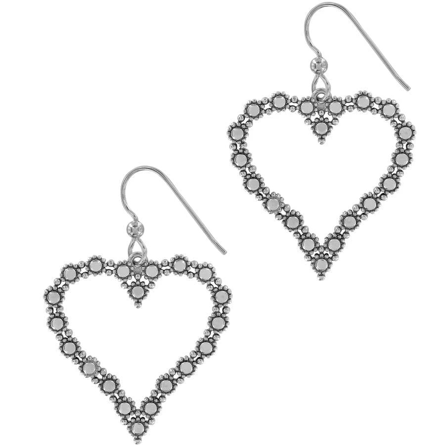 Twinkle Splendor Heart French Wire Earrings - Image 2